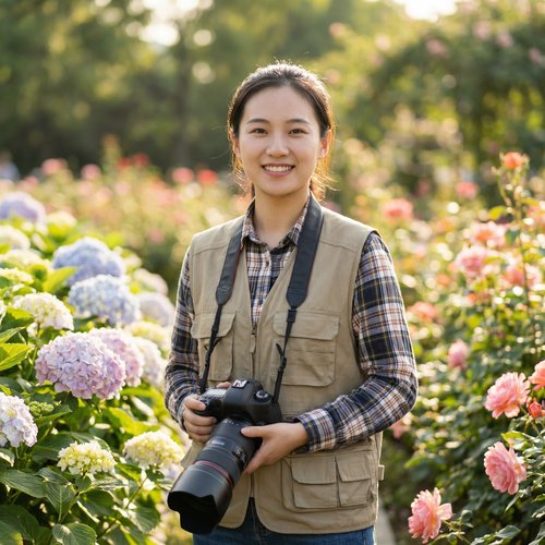 草莓视频植物摄影师林小雨